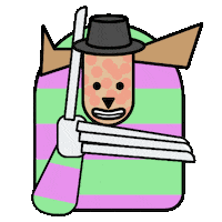 Happy Freddy Krueger Sticker