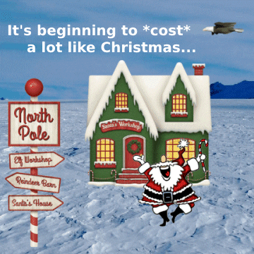 North Pole Christmas GIF