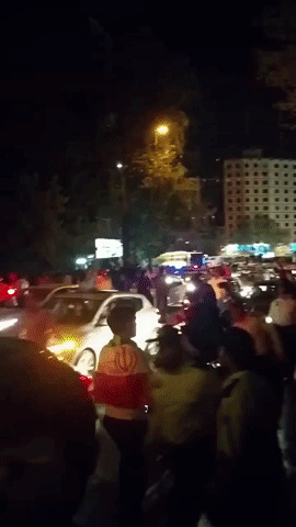 Iranians Celebrate Iran Deal in Downtown Tehran