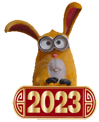 Chinese New Year Rabbit Sticker by Minions