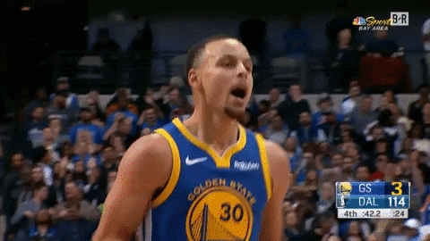 excited stephen curry GIF by Bleacher Report