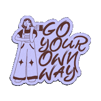 Go Your Own Way Skills Sticker by Boss Ladies