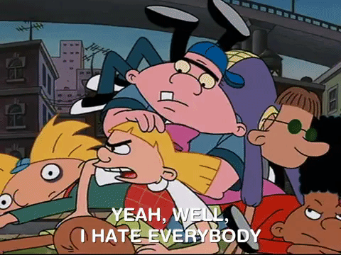 hey arnold nicksplat GIF