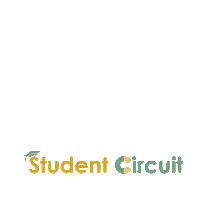 student-circuit fun logo up tag Sticker