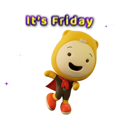 Happy Its Friday Sticker by Gumazing