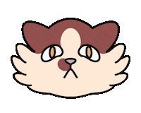 Excited Cat Sticker