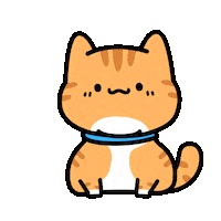 I Love You Cat Sticker by Lord Tofu Animation