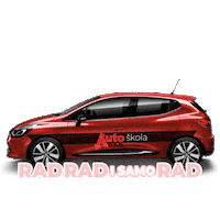 AutoRad driving school driving lessons auto skola auto rad Sticker
