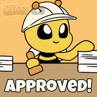 Bee Yes GIF by Christophers Genie