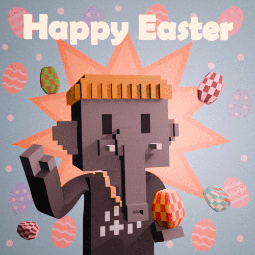 Easter Bunny Crypto GIF by Meebits