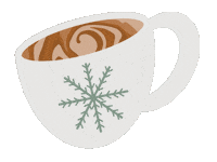Christmas Coffee Sticker