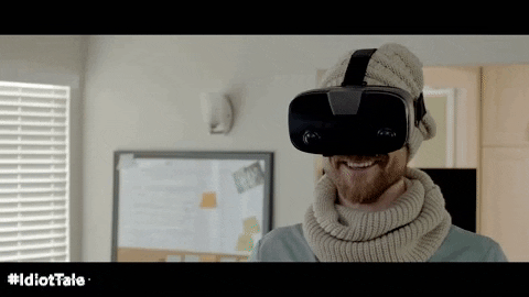 brendanbradleyf748 giphygifmaker gaming gamer vr GIF