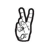 Calibis peace cannabis world peace peacesign Sticker