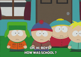 eric cartman questioning GIF by South Park 