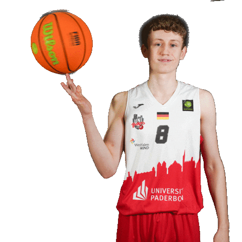 Basketball Ball Sticker by Uni Baskets Paderborn