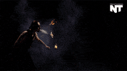 rotate fire breathing GIF by NowThis 