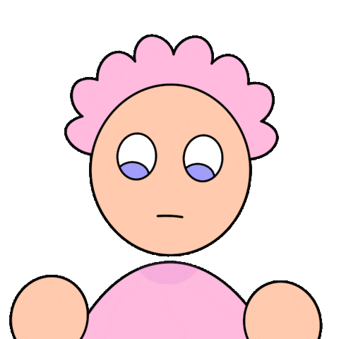 Pondering Deep Thoughts Sticker by Fatman