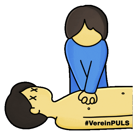 Cardiac Arrest Cpr Sticker by Verein PULS