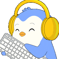 Happy Party Sticker by Pudgy Penguins