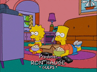 happy bart simpson GIF