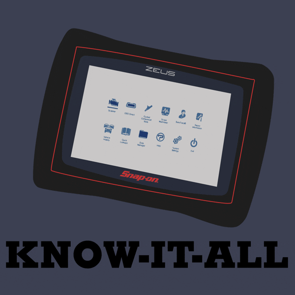 Know-It-All Lightning GIF by Snap-on Tools