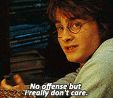 harry potter dont care GIF