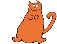 Cat Kat Sticker by Libelle.nl