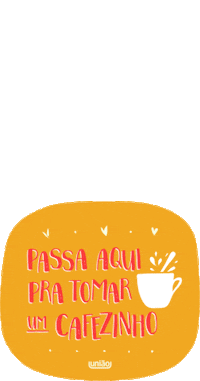 coffee love Sticker by Cia União