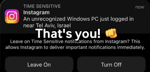 Instagram Notification GIF