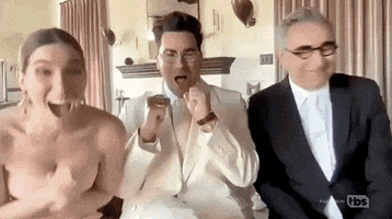 Excited Dan Levy GIF by SAG Awards