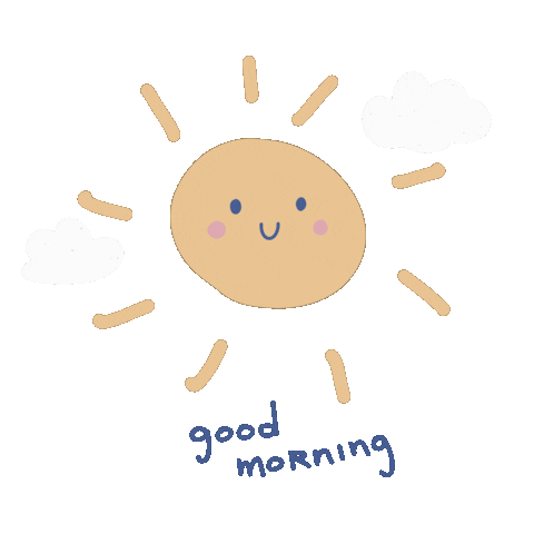 Good Morning Sun Sticker by adharart