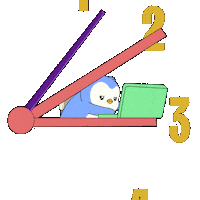 Tired Time Sticker by Pudgy Penguins