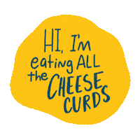 Cheese Eating Sticker by Culver's