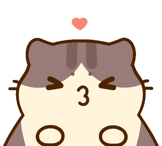 Cats Sticker by Bichi Mao