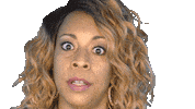 ComedianHollyLogan shut up quiet shh shhh Sticker