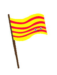 ElisaBasilisa bandera valencia terreta figa Sticker