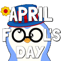 April Fools Penguin Sticker by Pudgy Penguins