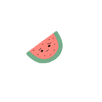 Sad Fruit Sticker
