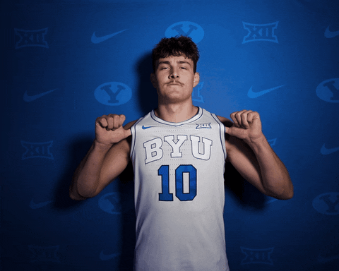 College Basketball Sport GIF by BYU Cougars