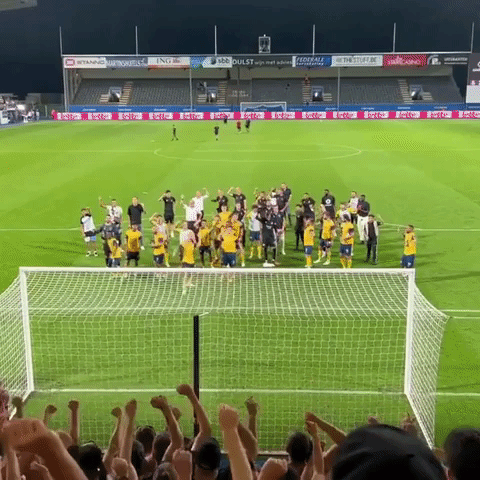 Belgium Soccer Team Celebrate After UCL Win