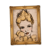 zusje lijstje Sticker