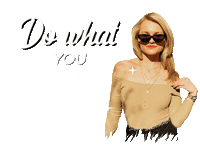 Do What You Love Actress Sticker