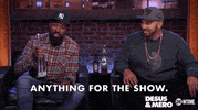 The Kid Mero Cheers GIF by Desus & Mero