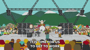 concert singing GIF by South Park 