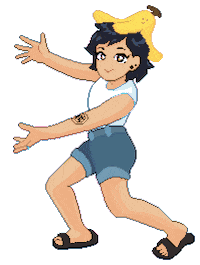 Gesture Bananasplit Sticker