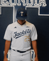 Georgia Tech Baseball GIF by Georgia Tech Yellow Jackets
