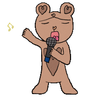 Happy Bear Sticker