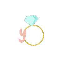 thefinard diamond marriage ring engaged Sticker