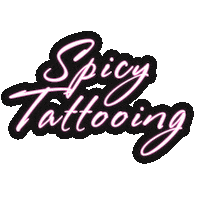 spicytattooing neon spicy neon sign spicytattoo Sticker