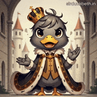 sirduckbeth animation cartoon power motion GIF